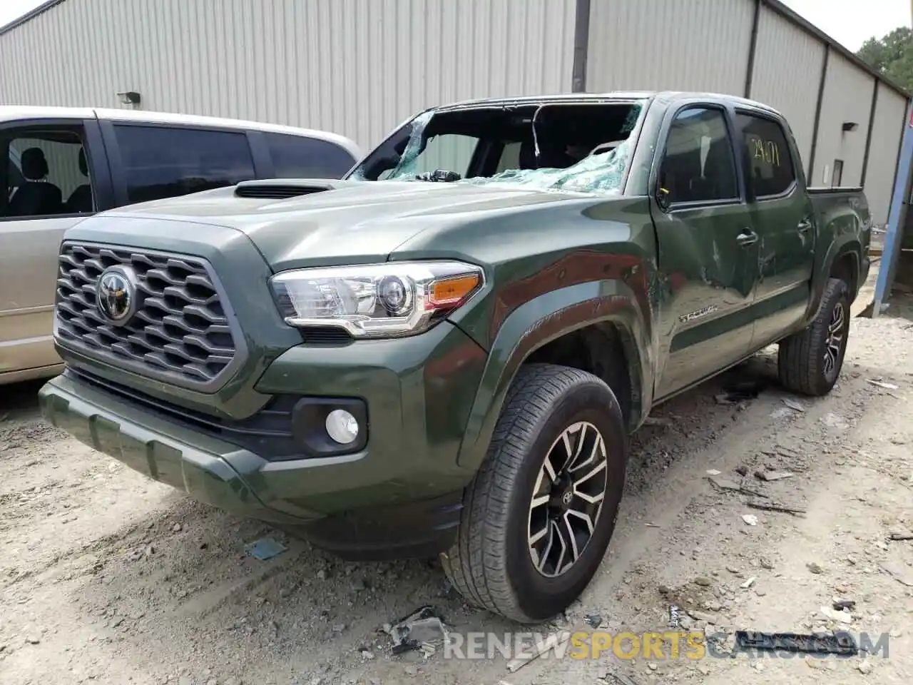 2 Photograph of a damaged car 3TYCZ5AN6MT036020 TOYOTA TACOMA 2021