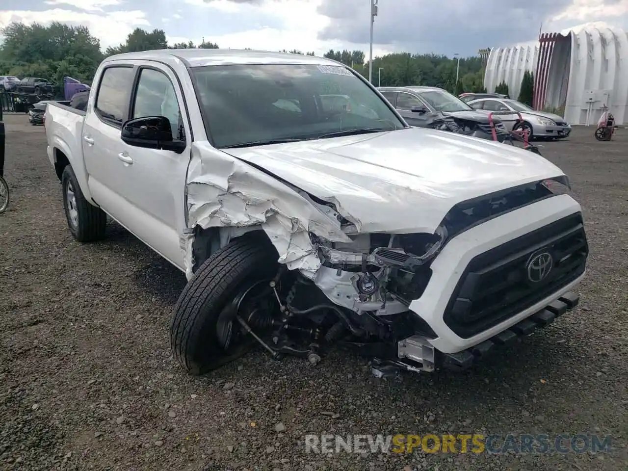 1 Photograph of a damaged car 3TYCZ5AN6MT044506 TOYOTA TACOMA 2021