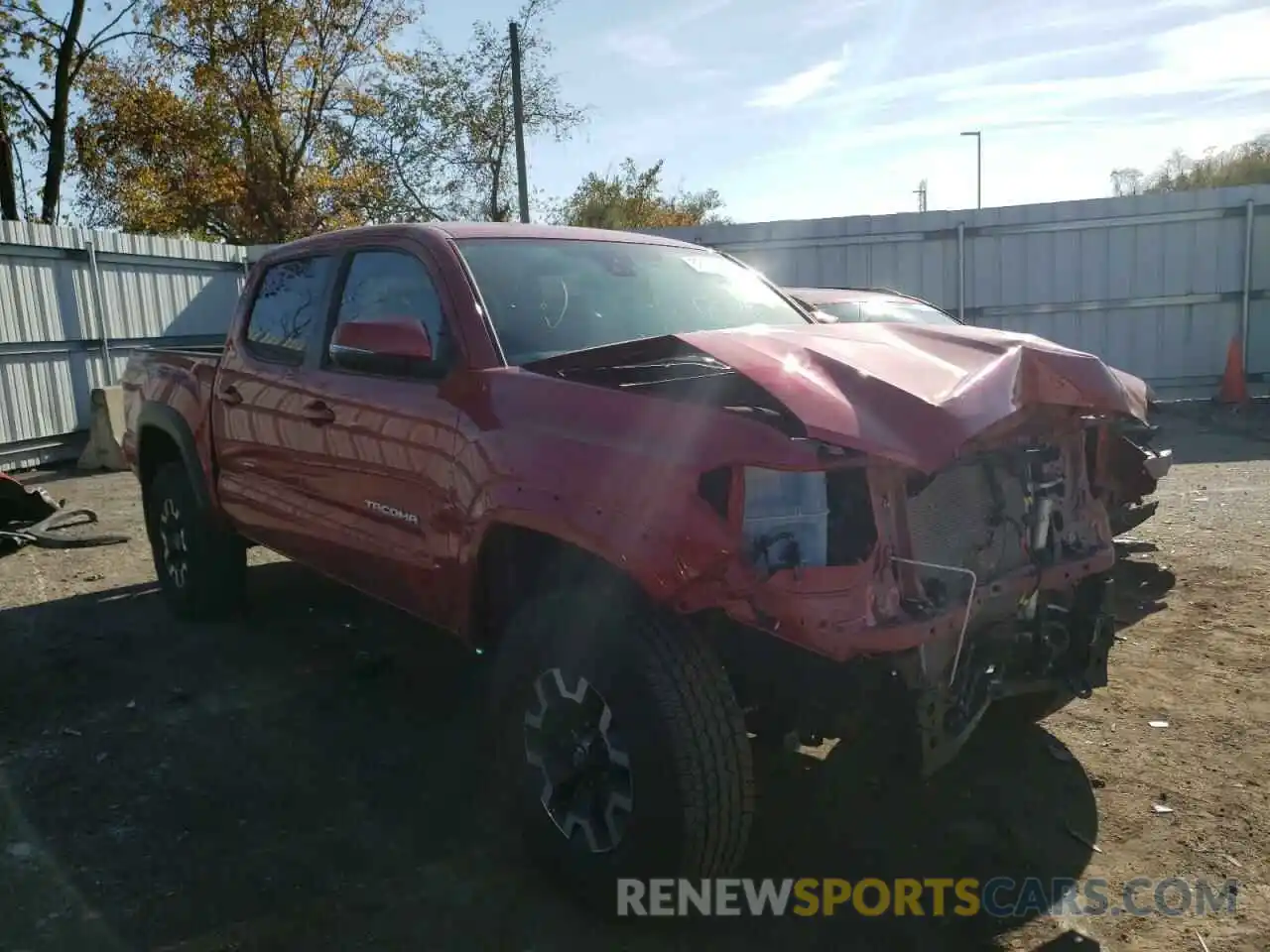 1 Photograph of a damaged car 3TYCZ5AN6MT049110 TOYOTA TACOMA 2021