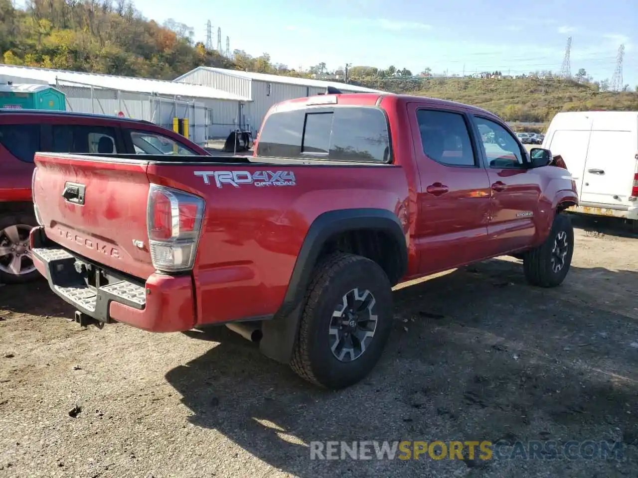 4 Photograph of a damaged car 3TYCZ5AN6MT049110 TOYOTA TACOMA 2021