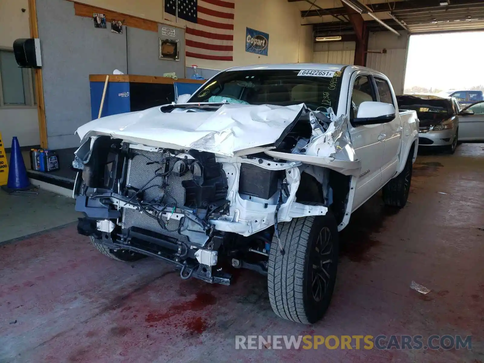 2 Photograph of a damaged car 3TYCZ5AN7MT009358 TOYOTA TACOMA 2021