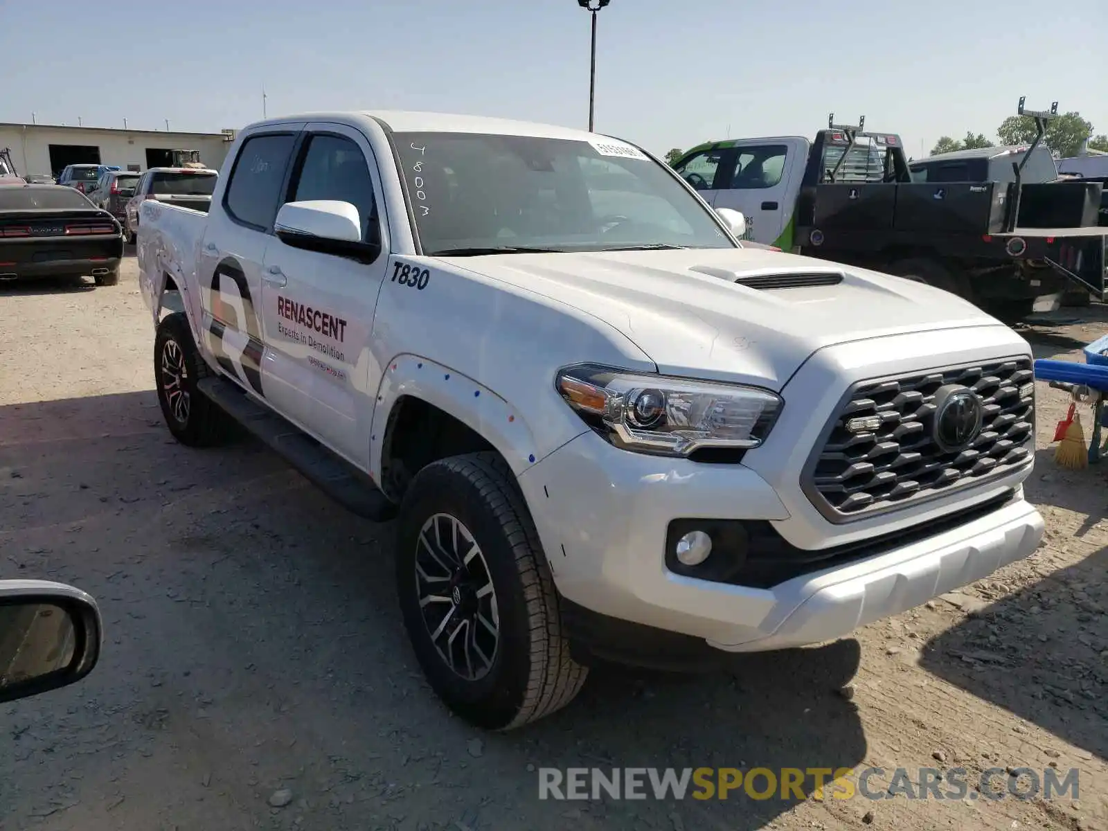 1 Photograph of a damaged car 3TYCZ5AN7MT011451 TOYOTA TACOMA 2021