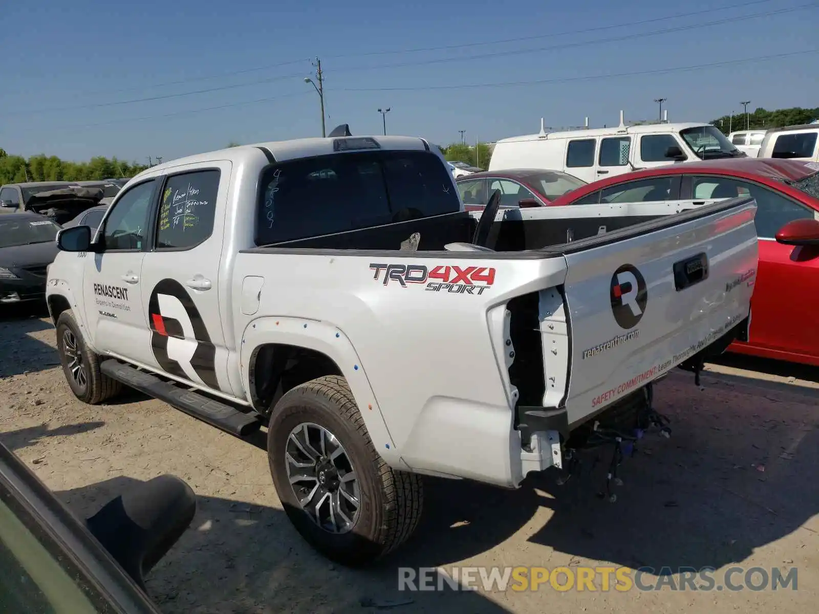 3 Photograph of a damaged car 3TYCZ5AN7MT011451 TOYOTA TACOMA 2021