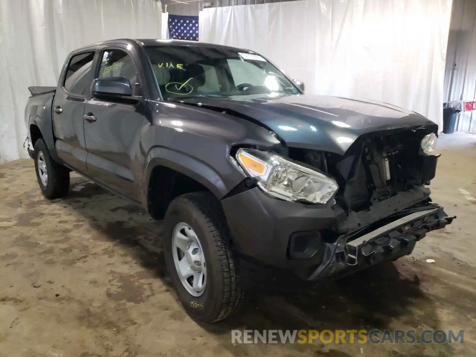 1 Photograph of a damaged car 3TYCZ5AN7MT011904 TOYOTA TACOMA 2021