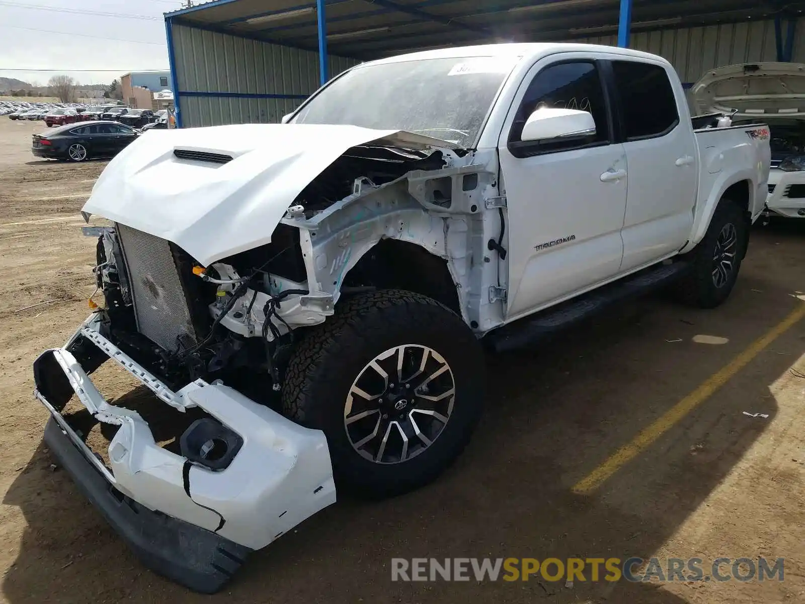 2 Photograph of a damaged car 3TYCZ5AN7MT012938 TOYOTA TACOMA 2021