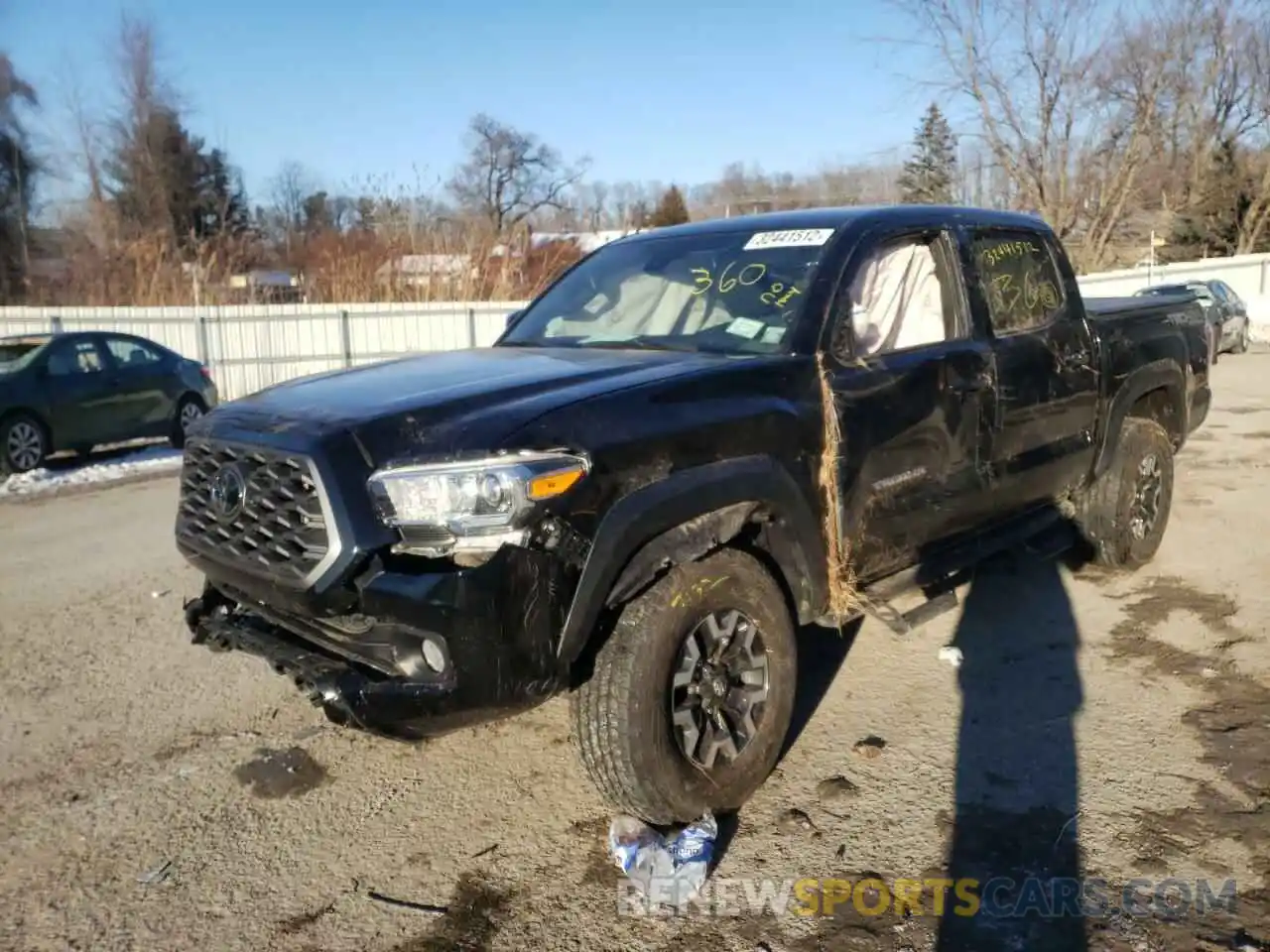 2 Photograph of a damaged car 3TYCZ5AN7MT013541 TOYOTA TACOMA 2021