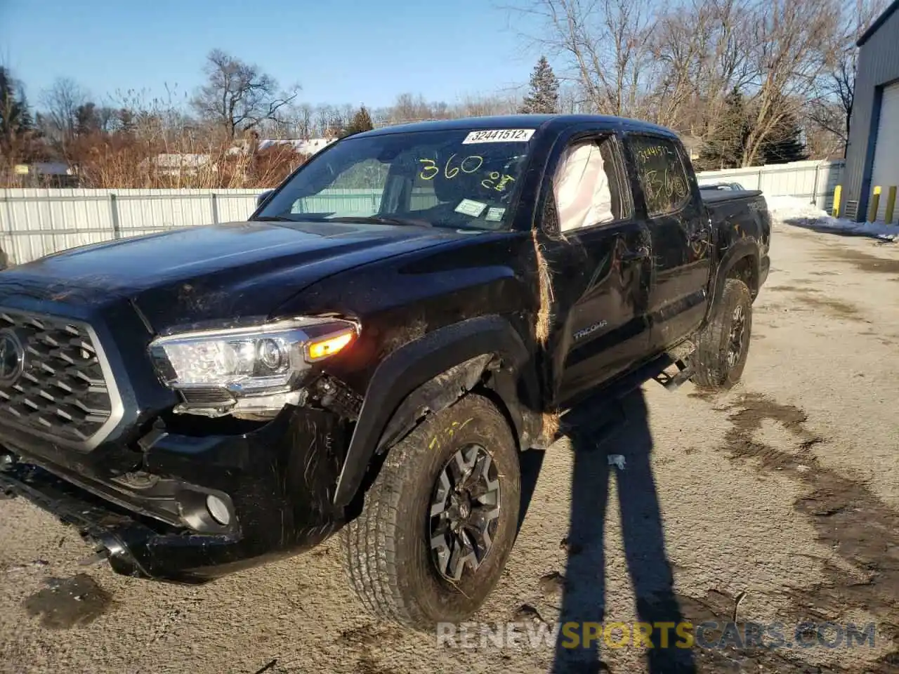 9 Photograph of a damaged car 3TYCZ5AN7MT013541 TOYOTA TACOMA 2021