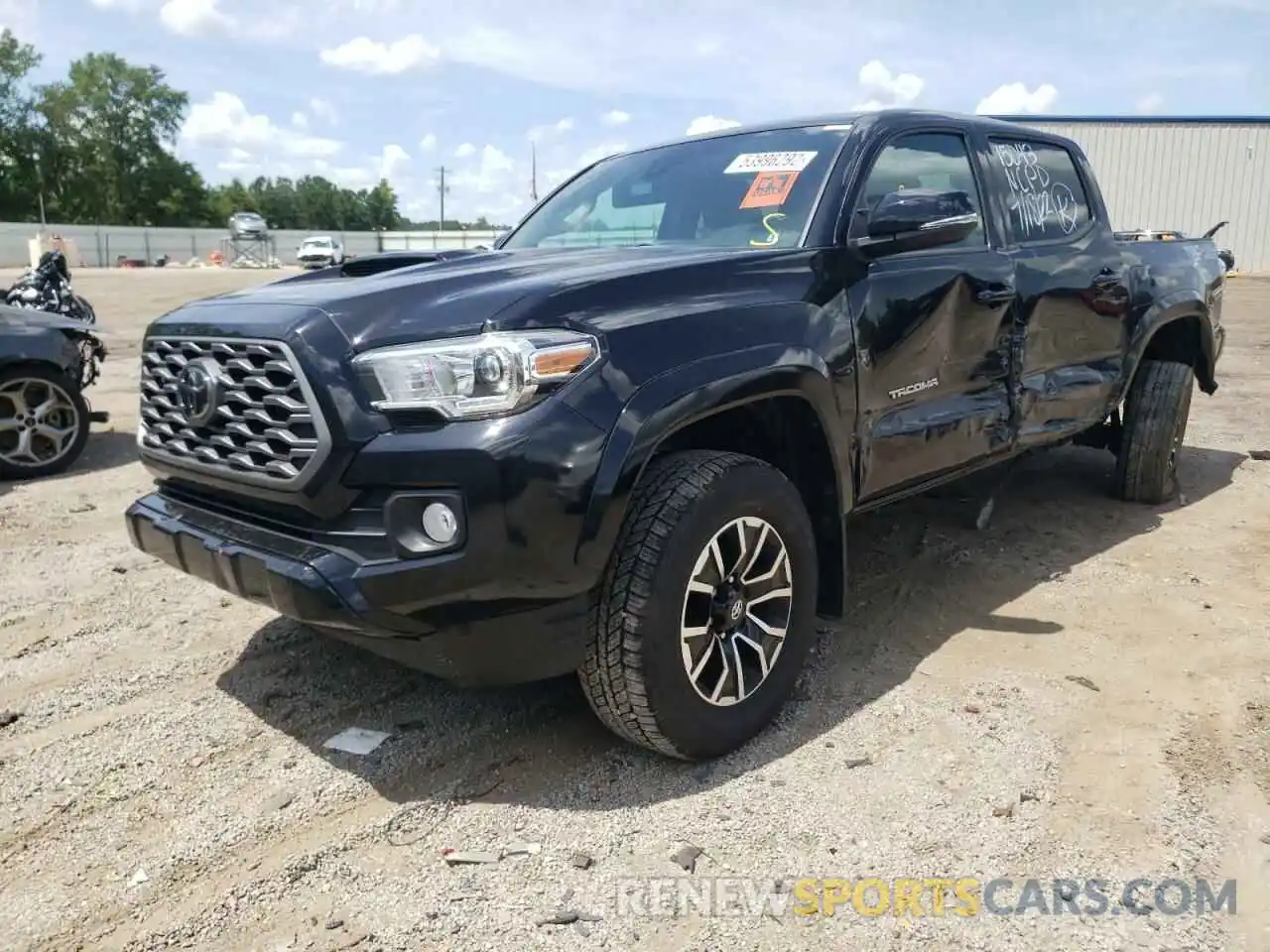 2 Photograph of a damaged car 3TYCZ5AN7MT019470 TOYOTA TACOMA 2021