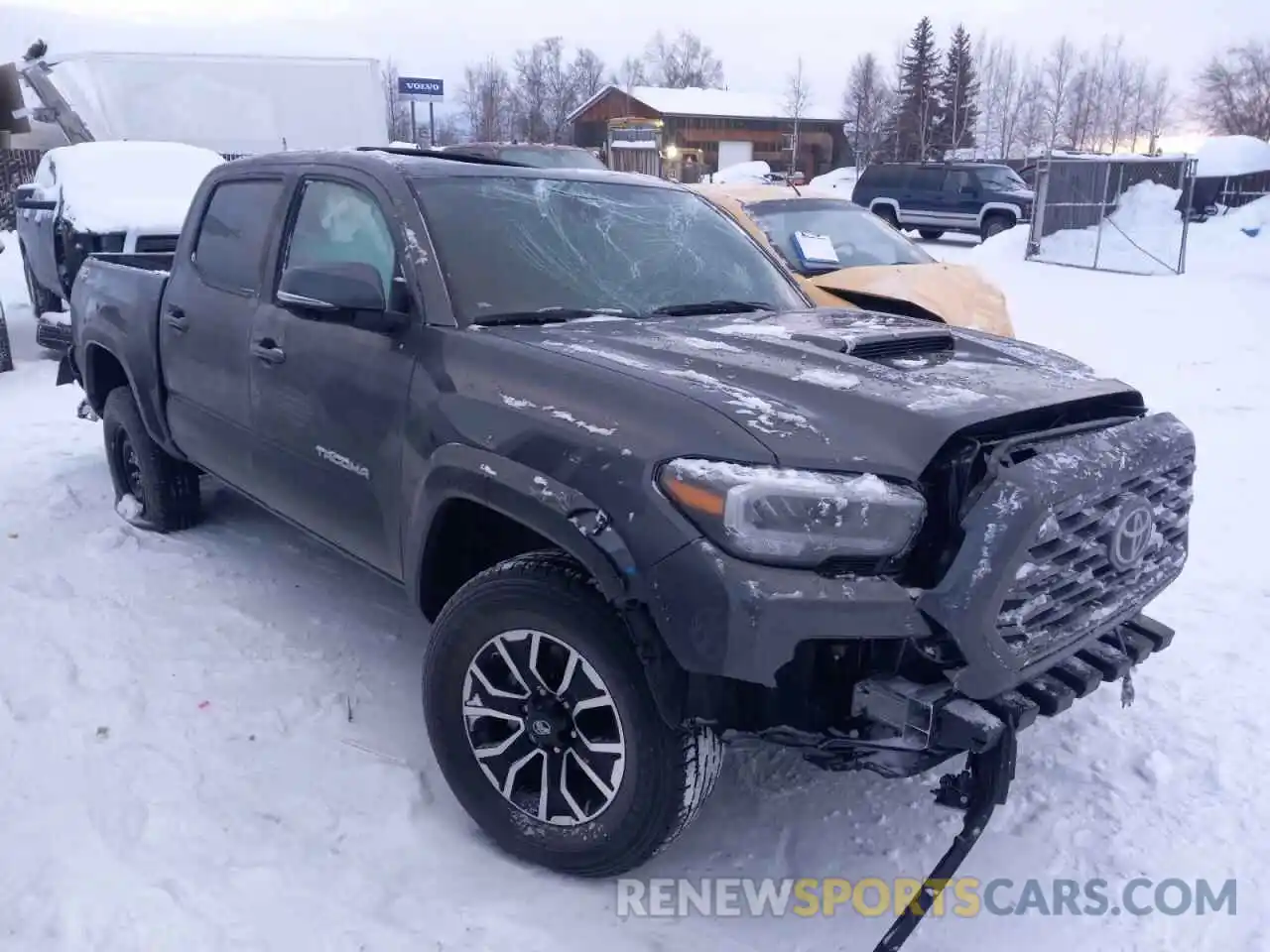 1 Photograph of a damaged car 3TYCZ5AN7MT022322 TOYOTA TACOMA 2021