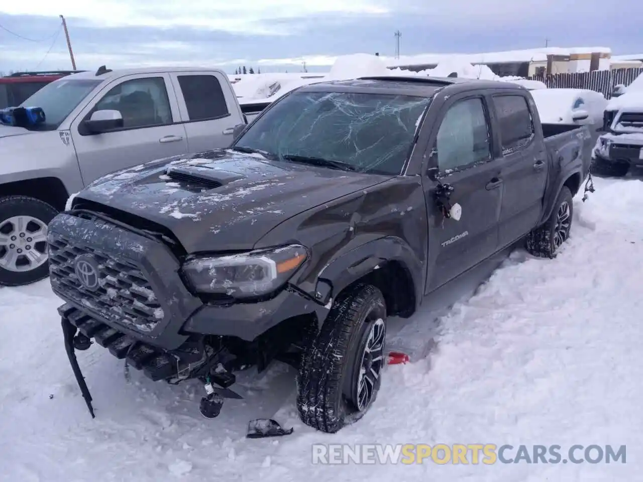 2 Photograph of a damaged car 3TYCZ5AN7MT022322 TOYOTA TACOMA 2021