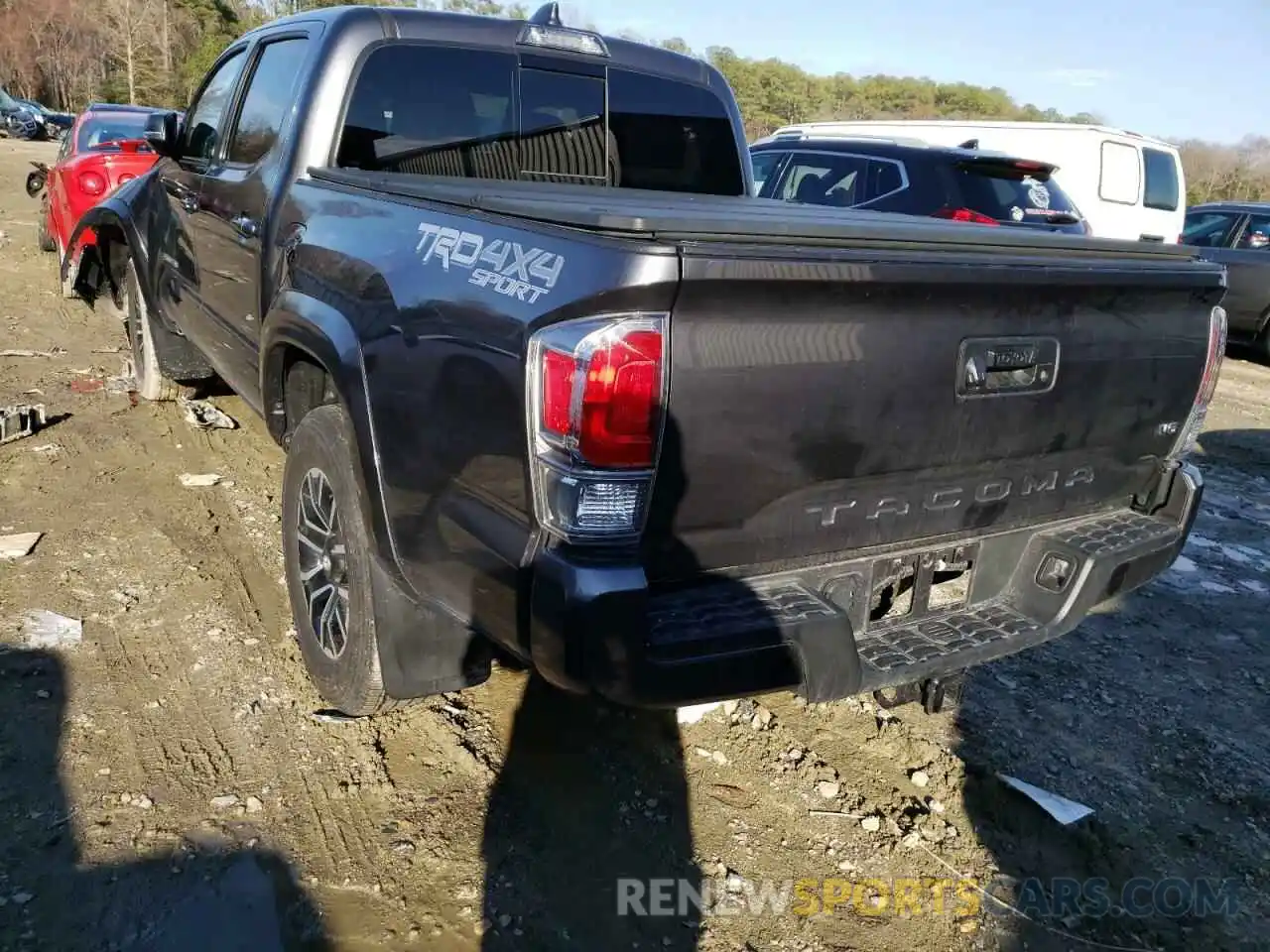 3 Photograph of a damaged car 3TYCZ5AN7MT023163 TOYOTA TACOMA 2021