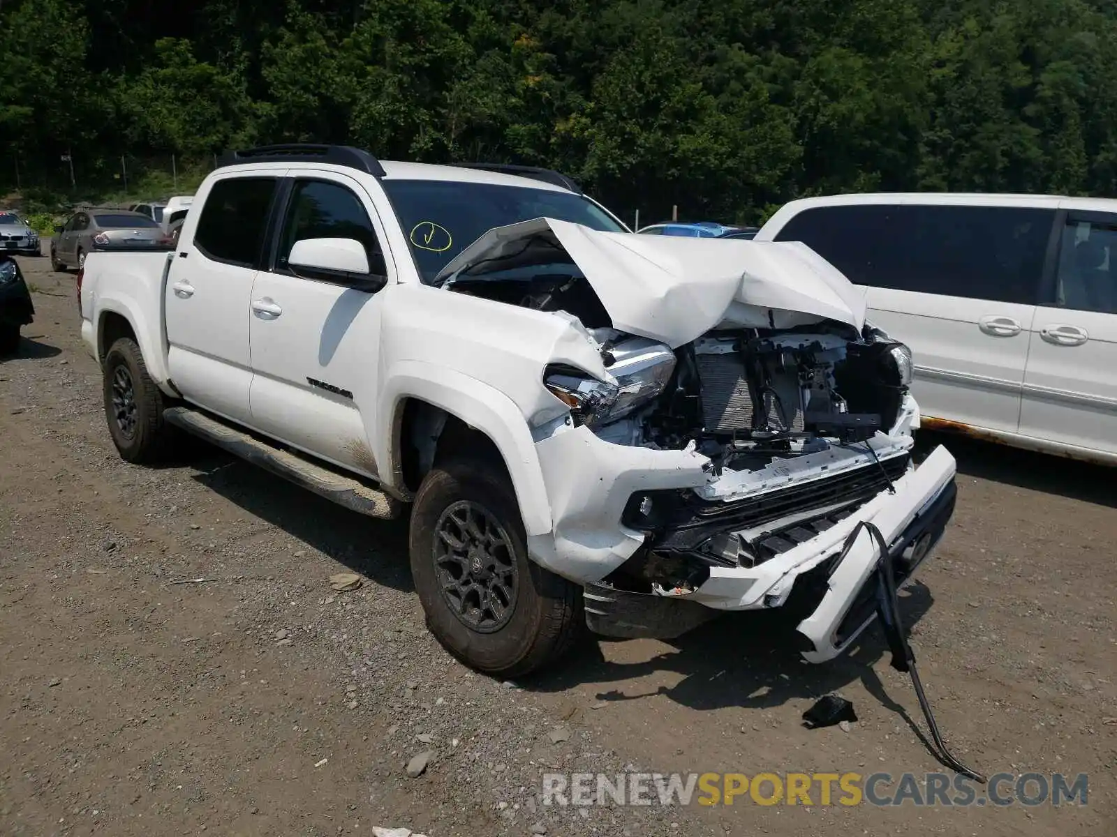 1 Photograph of a damaged car 3TYCZ5AN7MT024801 TOYOTA TACOMA 2021