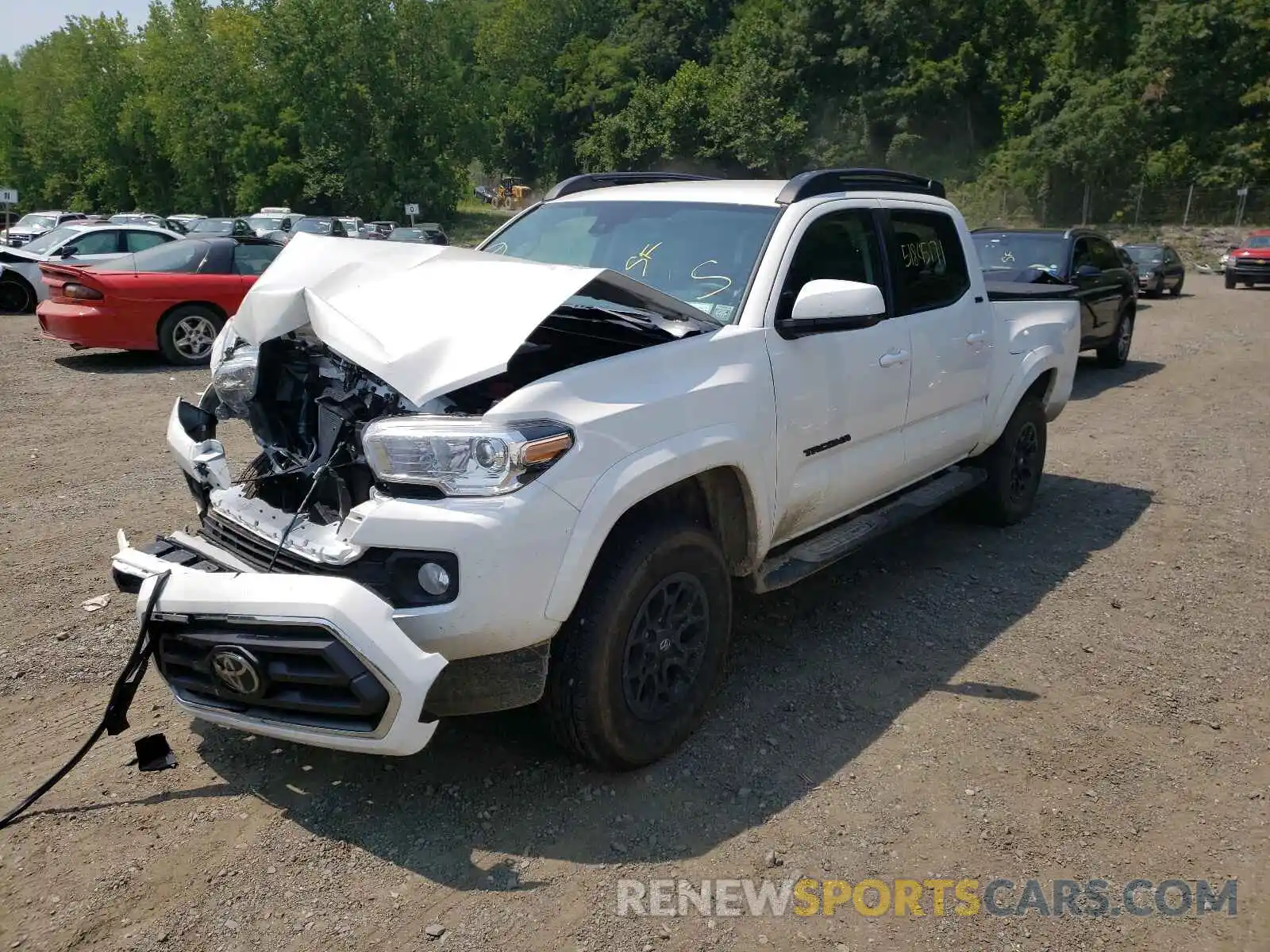 2 Photograph of a damaged car 3TYCZ5AN7MT024801 TOYOTA TACOMA 2021