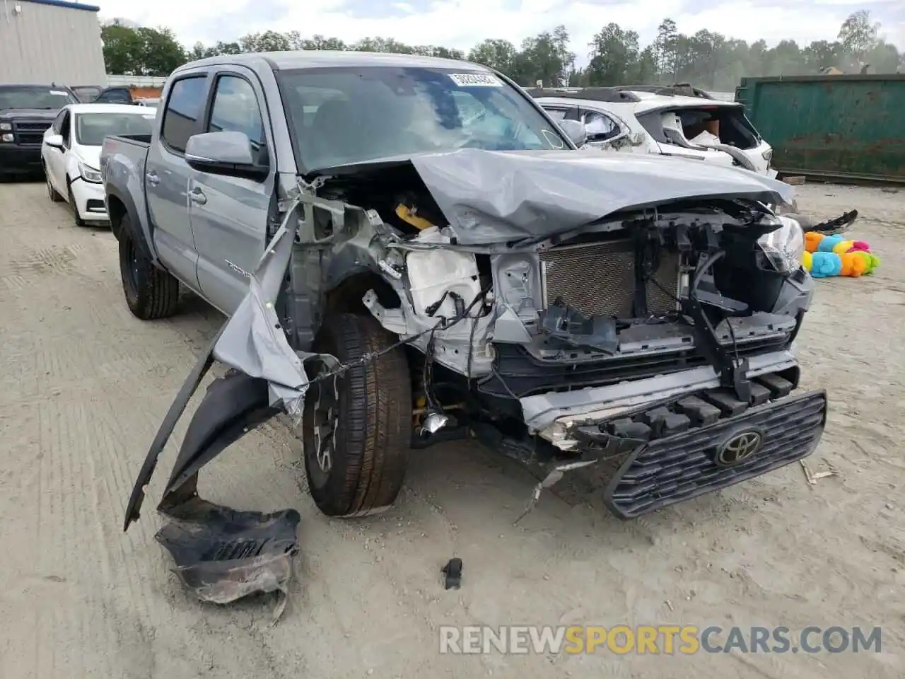 1 Photograph of a damaged car 3TYCZ5AN7MT027990 TOYOTA TACOMA 2021