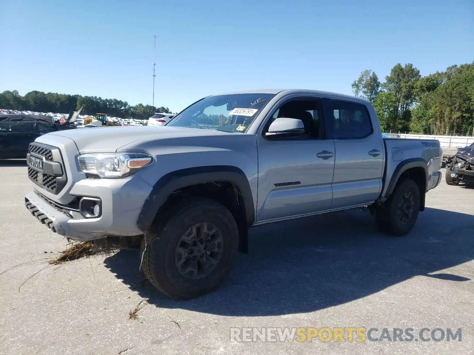 2 Photograph of a damaged car 3TYCZ5AN7MT032347 TOYOTA TACOMA 2021