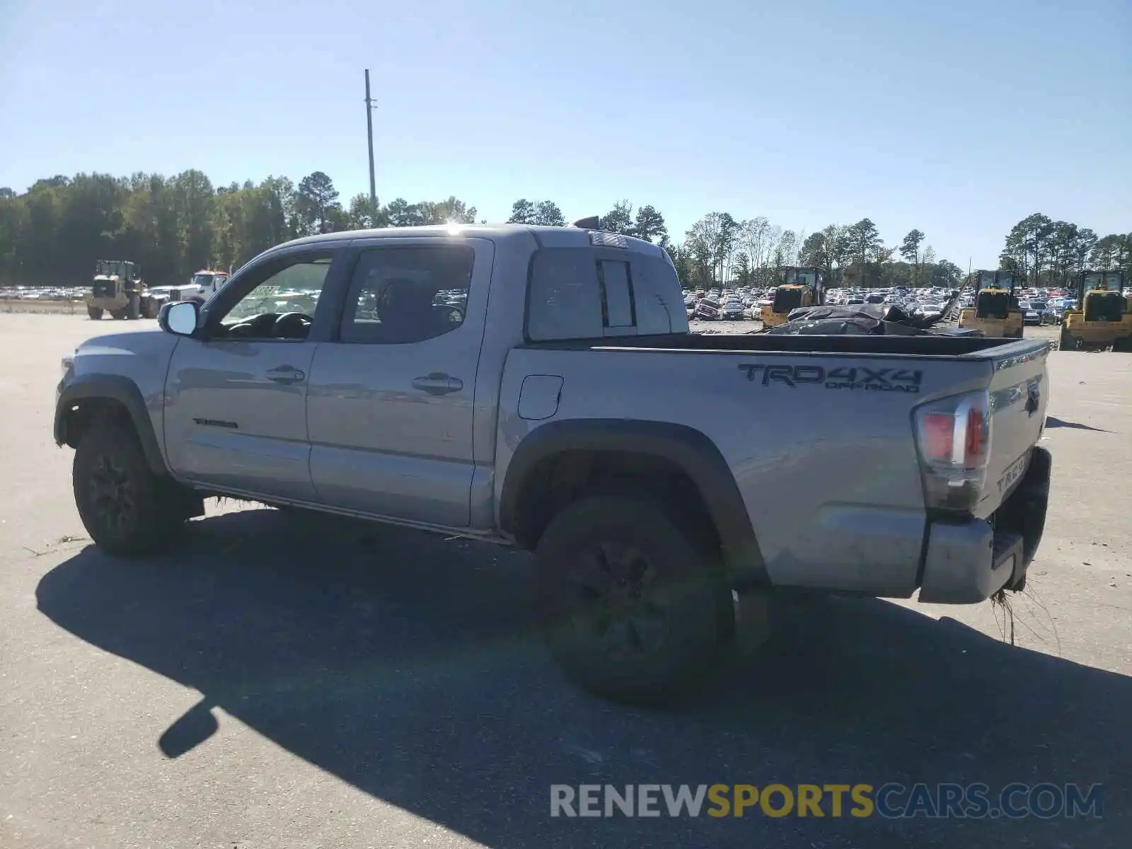 3 Photograph of a damaged car 3TYCZ5AN7MT032347 TOYOTA TACOMA 2021