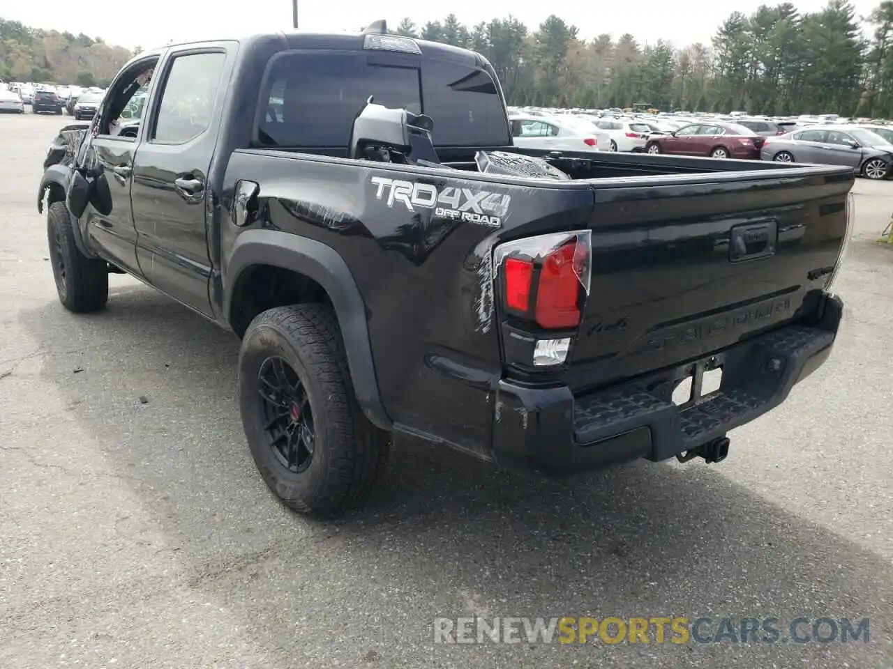 3 Photograph of a damaged car 3TYCZ5AN7MT036902 TOYOTA TACOMA 2021