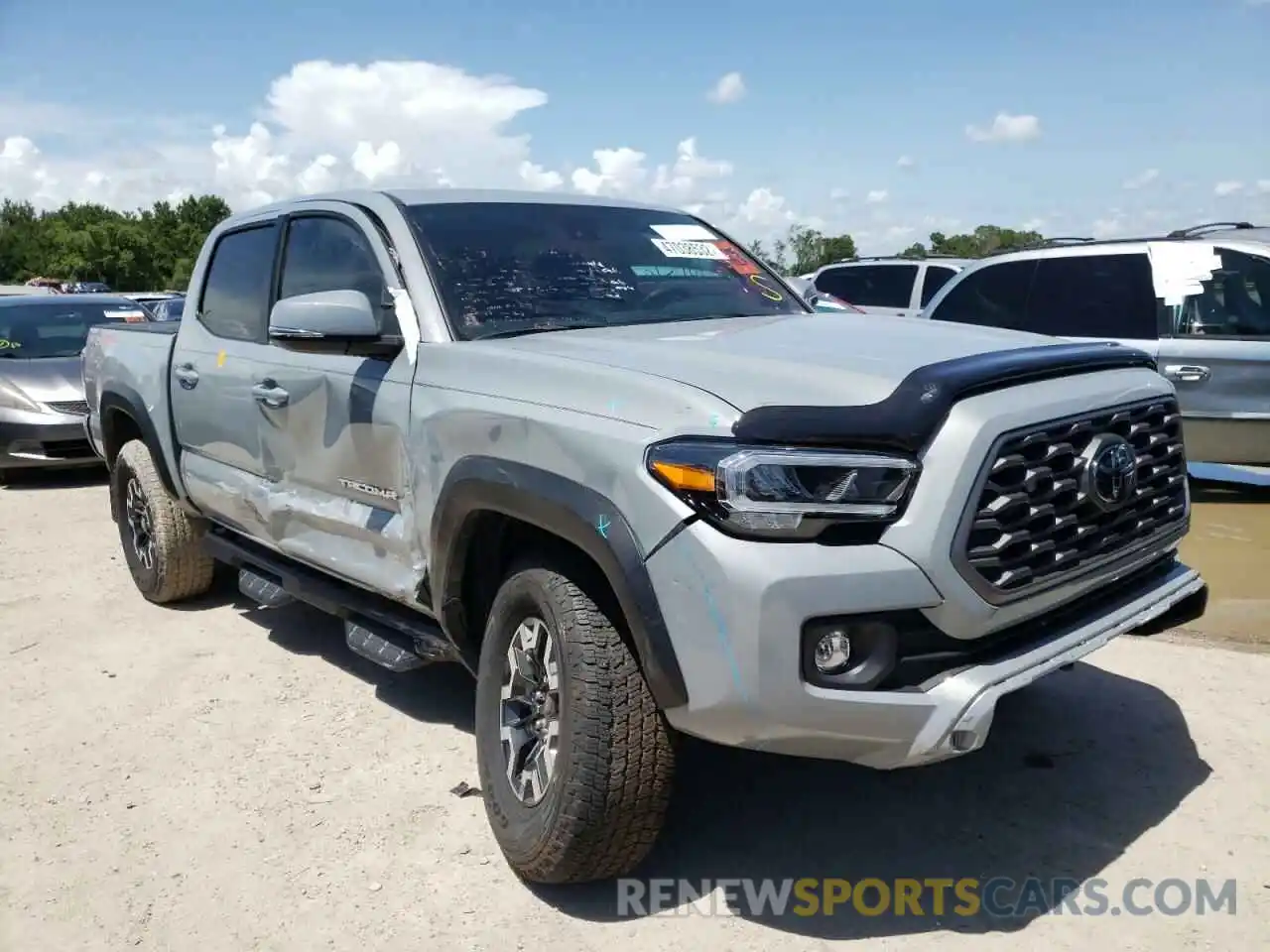 1 Photograph of a damaged car 3TYCZ5AN7MT038407 TOYOTA TACOMA 2021