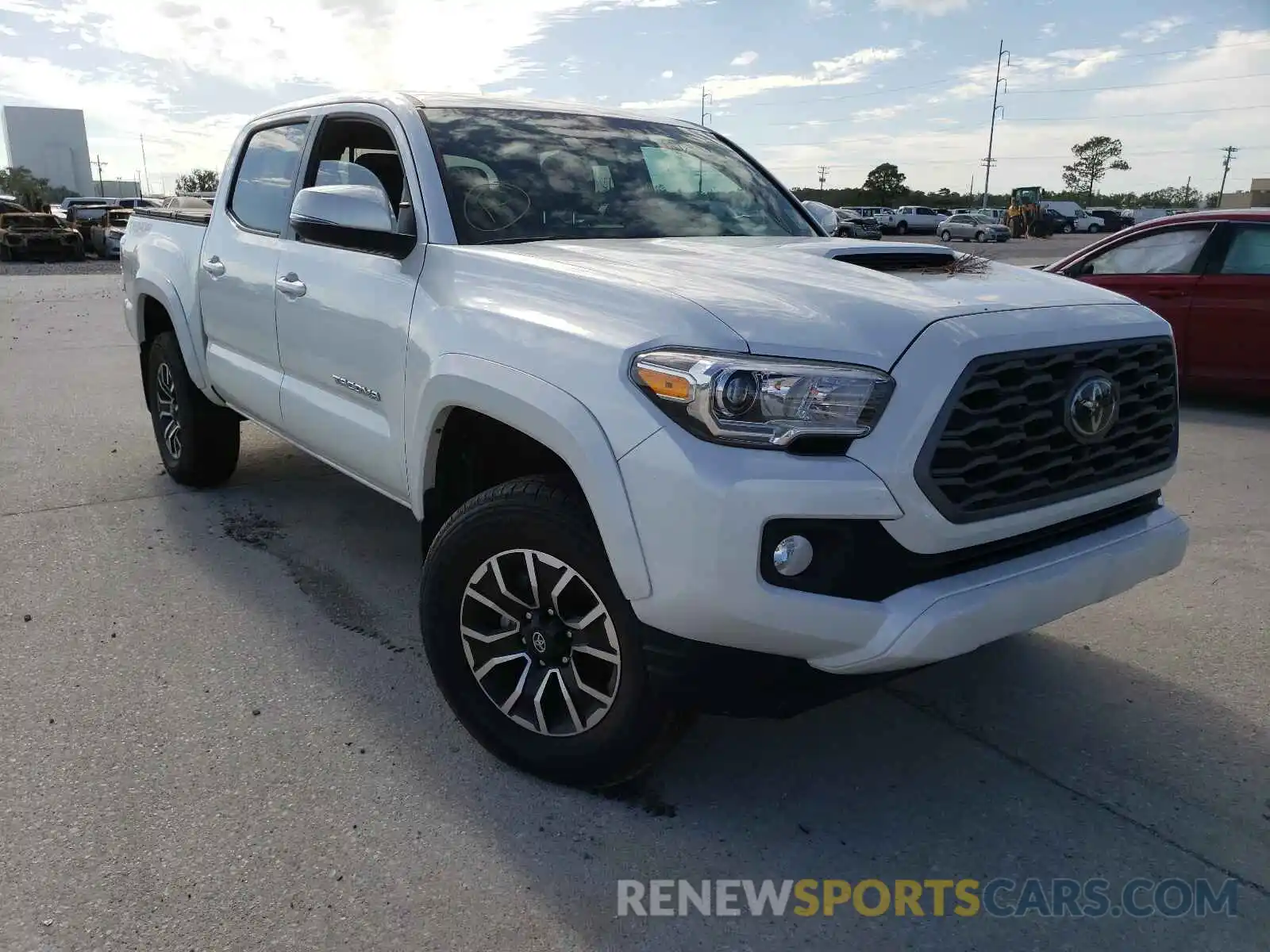 1 Photograph of a damaged car 3TYCZ5AN7MT038732 TOYOTA TACOMA 2021