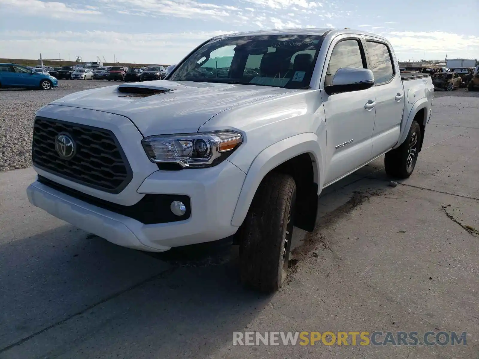 2 Photograph of a damaged car 3TYCZ5AN7MT038732 TOYOTA TACOMA 2021