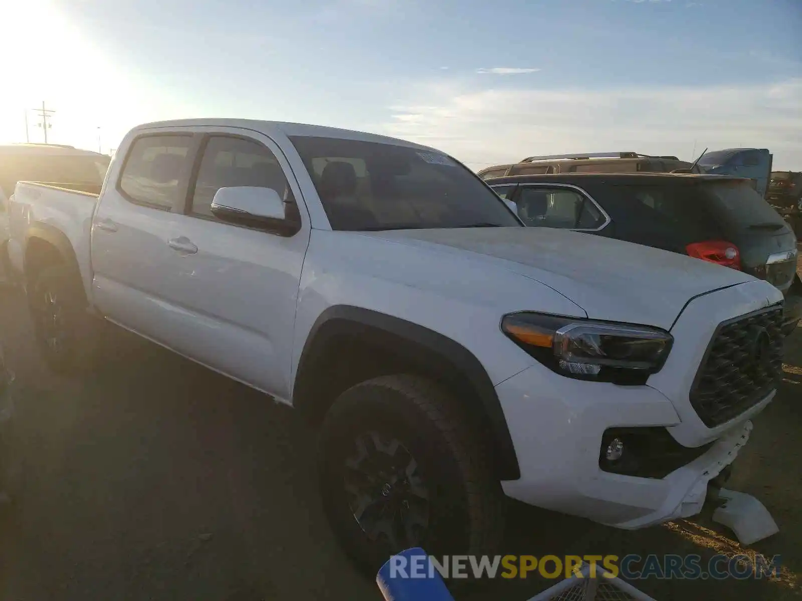 1 Photograph of a damaged car 3TYCZ5AN7MT047883 TOYOTA TACOMA 2021