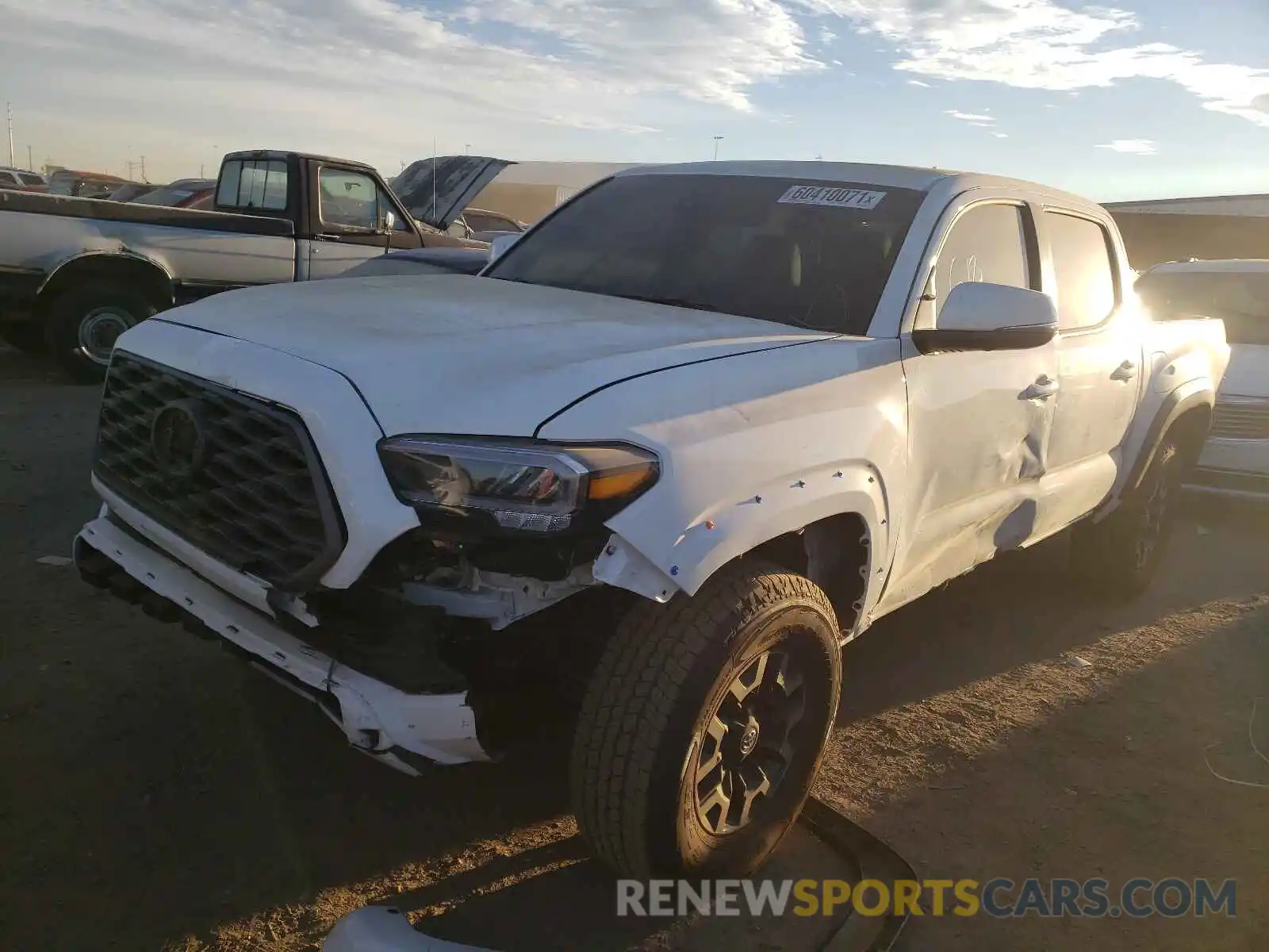 2 Photograph of a damaged car 3TYCZ5AN7MT047883 TOYOTA TACOMA 2021