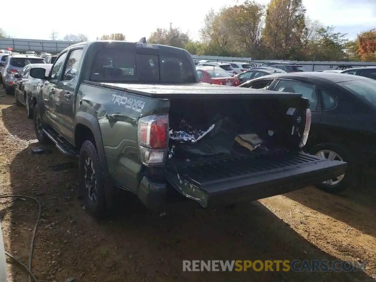 3 Photograph of a damaged car 3TYCZ5AN7MT049505 TOYOTA TACOMA 2021