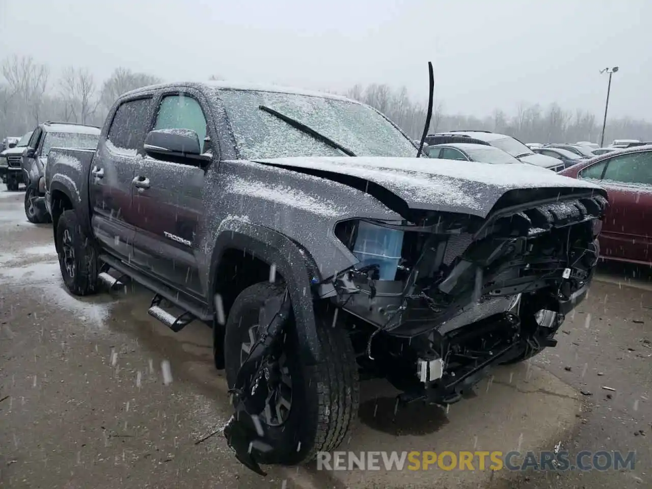 1 Photograph of a damaged car 3TYCZ5AN7MT052632 TOYOTA TACOMA 2021