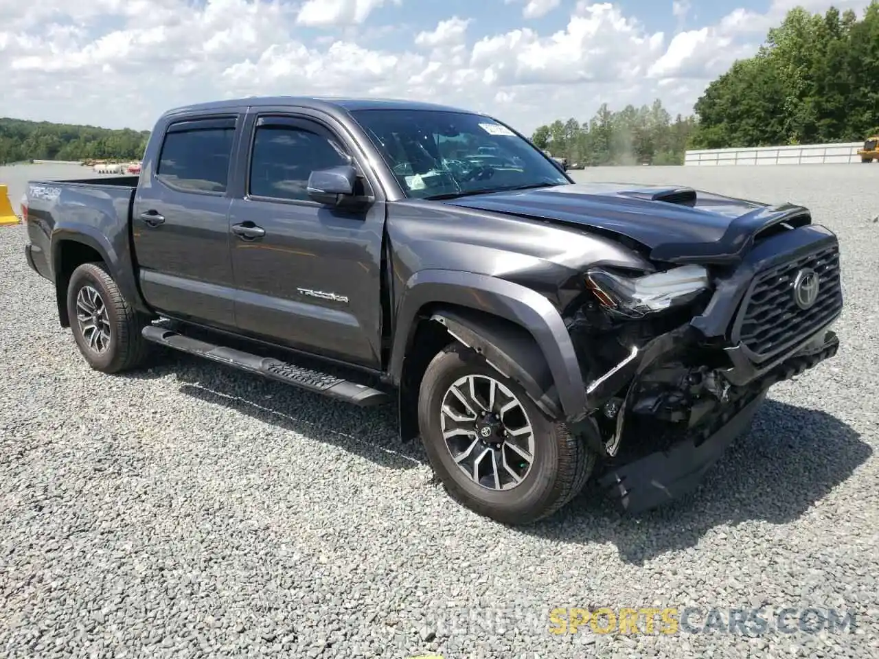 1 Photograph of a damaged car 3TYCZ5AN8MT014018 TOYOTA TACOMA 2021