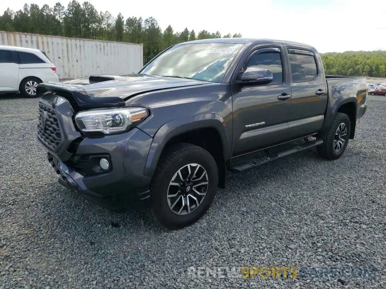 2 Photograph of a damaged car 3TYCZ5AN8MT014018 TOYOTA TACOMA 2021