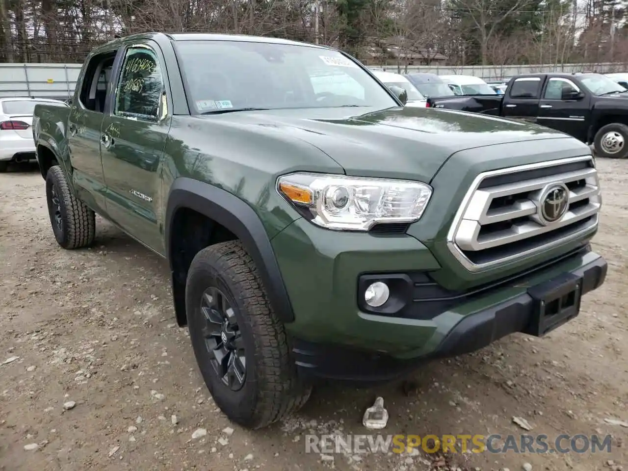 1 Photograph of a damaged car 3TYCZ5AN8MT014584 TOYOTA TACOMA 2021