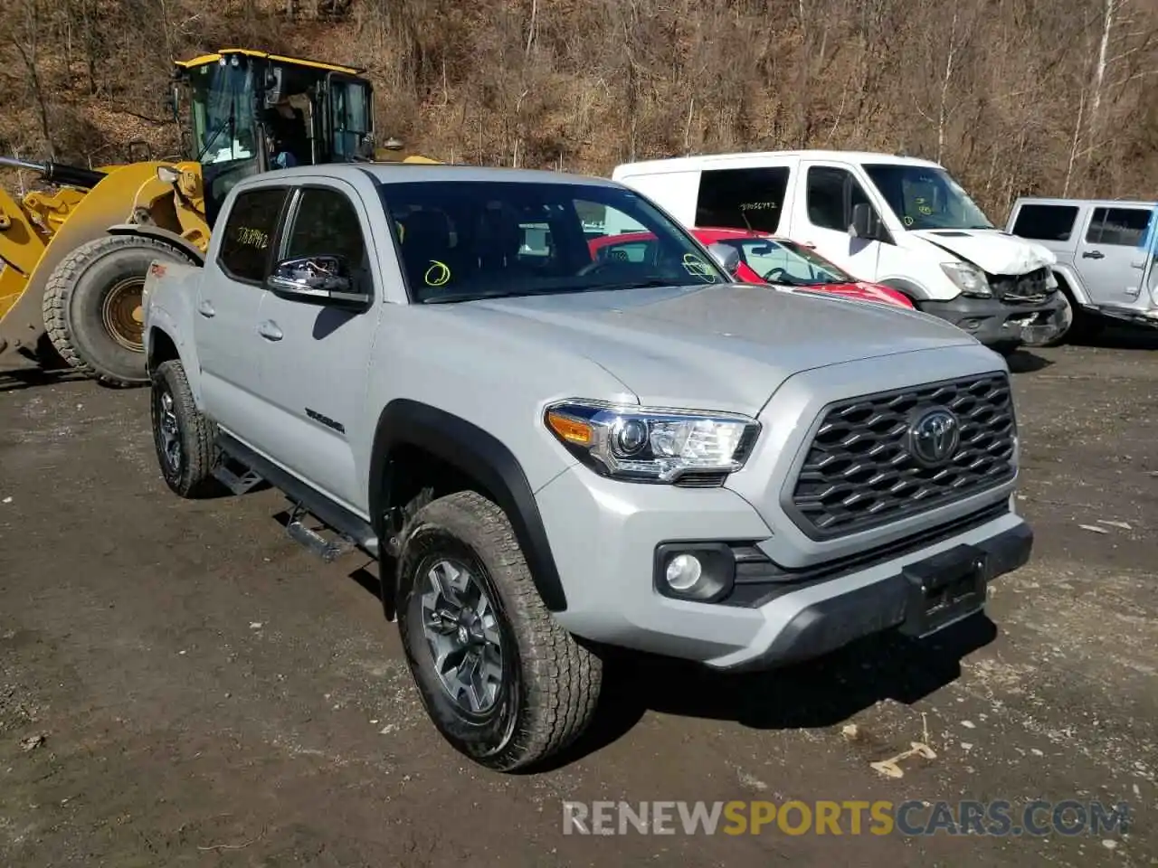 1 Photograph of a damaged car 3TYCZ5AN8MT018019 TOYOTA TACOMA 2021