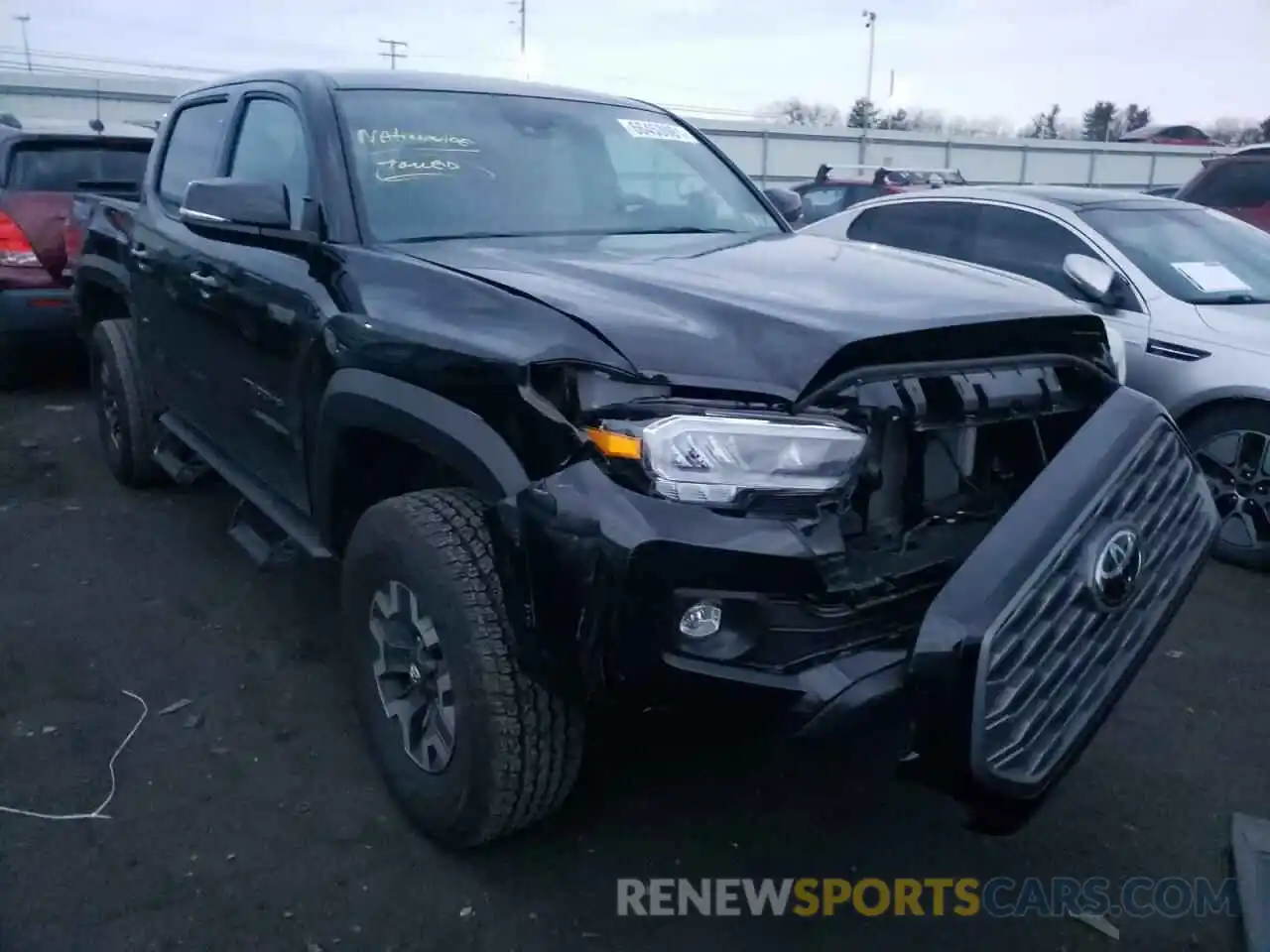 1 Photograph of a damaged car 3TYCZ5AN8MT028632 TOYOTA TACOMA 2021