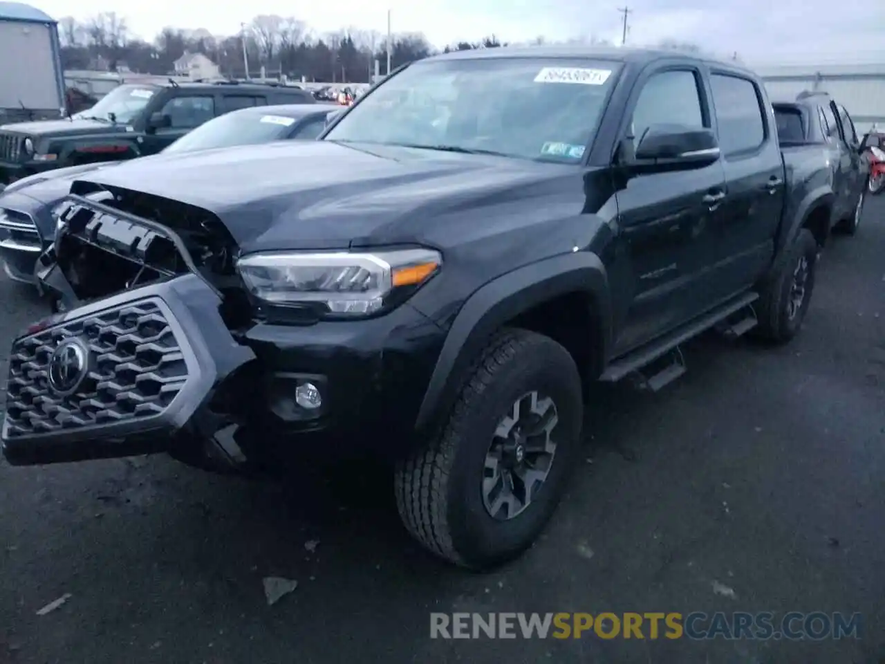 2 Photograph of a damaged car 3TYCZ5AN8MT028632 TOYOTA TACOMA 2021