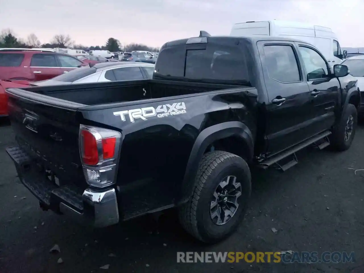 4 Photograph of a damaged car 3TYCZ5AN8MT028632 TOYOTA TACOMA 2021