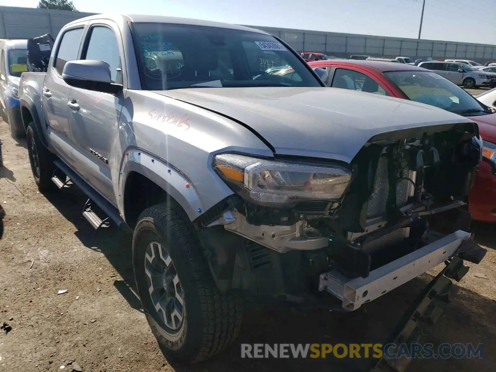 1 Photograph of a damaged car 3TYCZ5AN8MT029747 TOYOTA TACOMA 2021