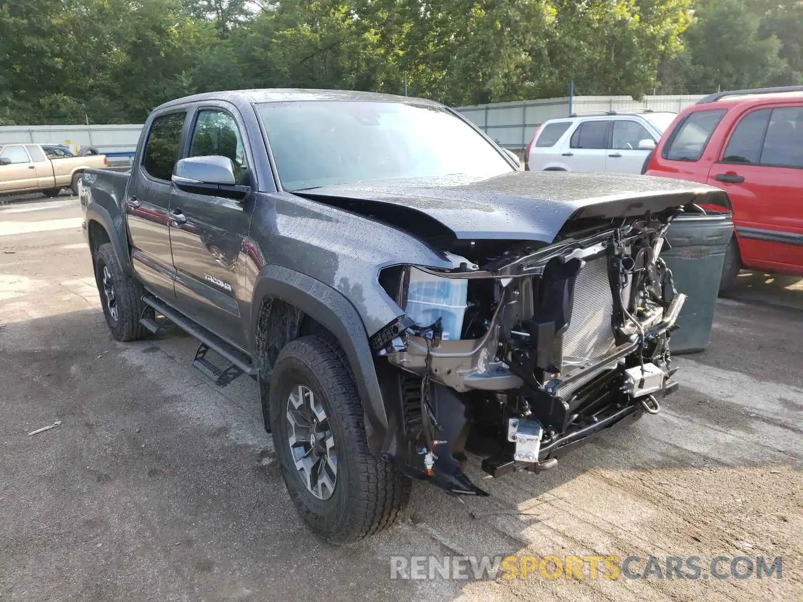 1 Photograph of a damaged car 3TYCZ5AN8MT033507 TOYOTA TACOMA 2021