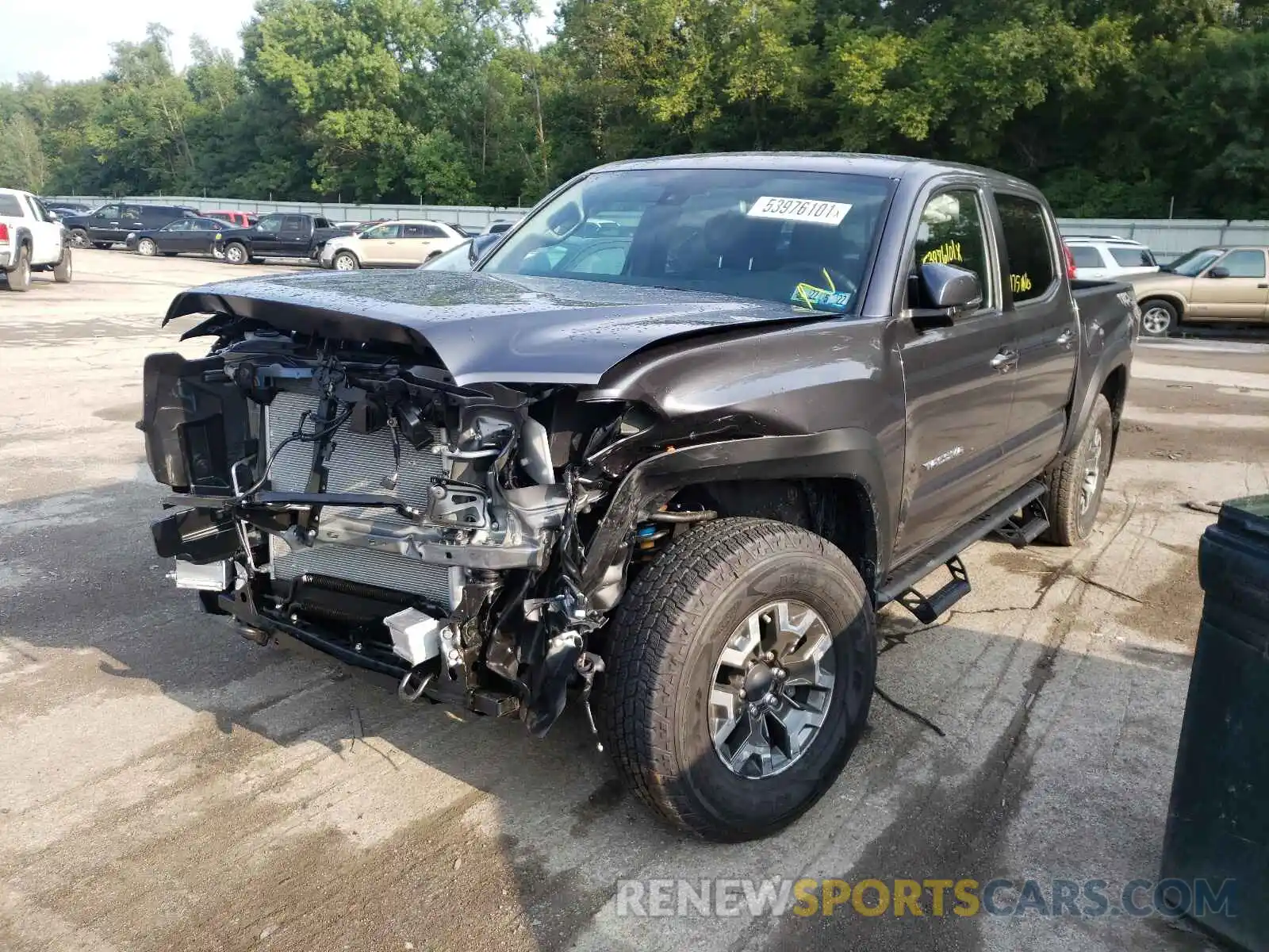 2 Photograph of a damaged car 3TYCZ5AN8MT033507 TOYOTA TACOMA 2021