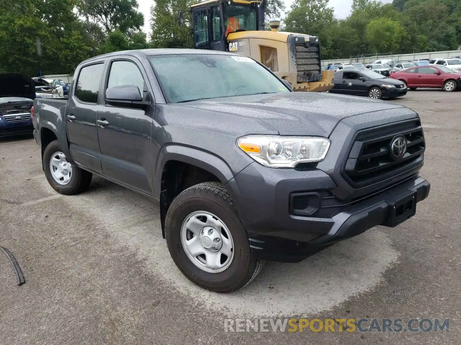 1 Photograph of a damaged car 3TYCZ5AN8MT035449 TOYOTA TACOMA 2021