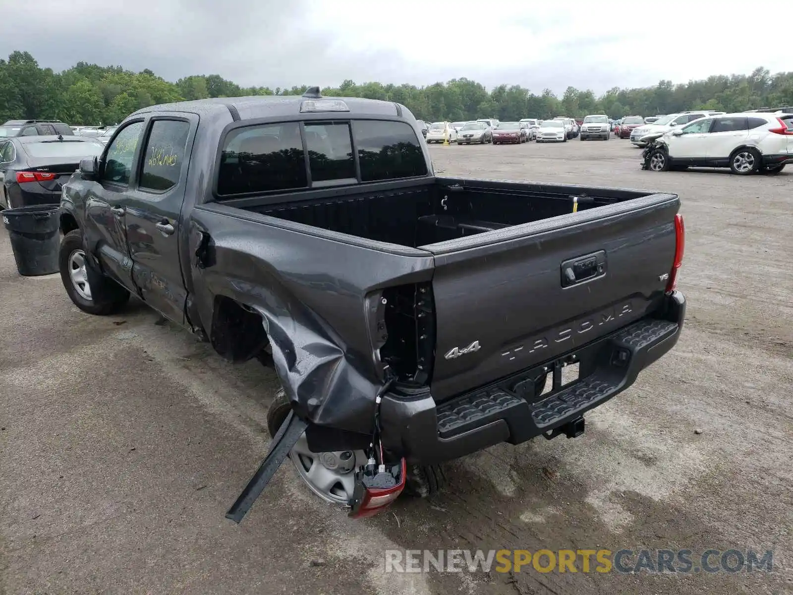 3 Photograph of a damaged car 3TYCZ5AN8MT035449 TOYOTA TACOMA 2021