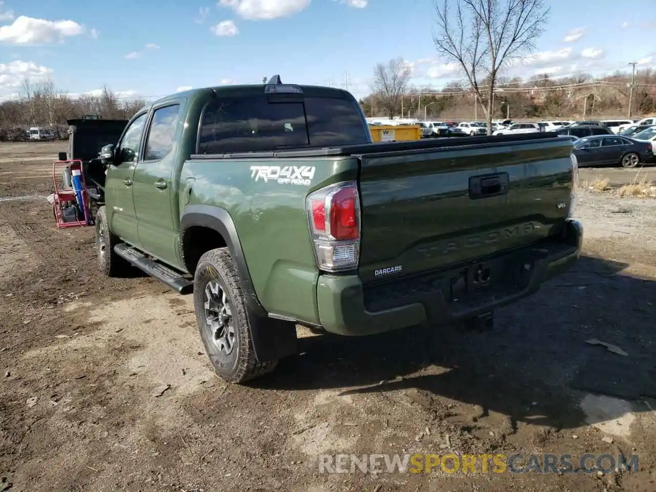 3 Photograph of a damaged car 3TYCZ5AN8MT048220 TOYOTA TACOMA 2021