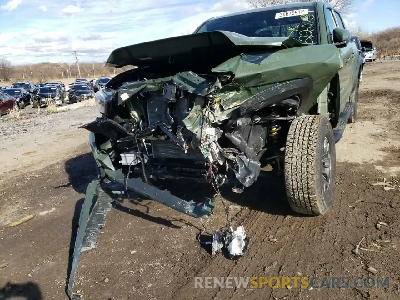 9 Photograph of a damaged car 3TYCZ5AN8MT048220 TOYOTA TACOMA 2021