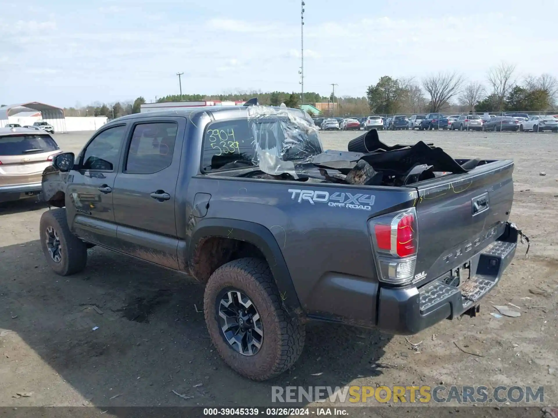 3 Photograph of a damaged car 3TYCZ5AN8MT049464 TOYOTA TACOMA 2021