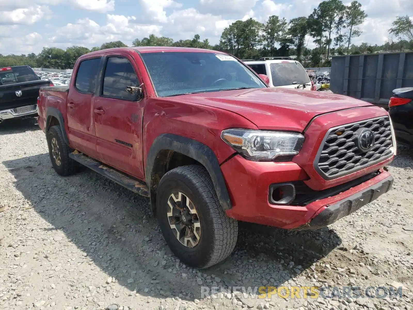 1 Photograph of a damaged car 3TYCZ5AN9MT011547 TOYOTA TACOMA 2021