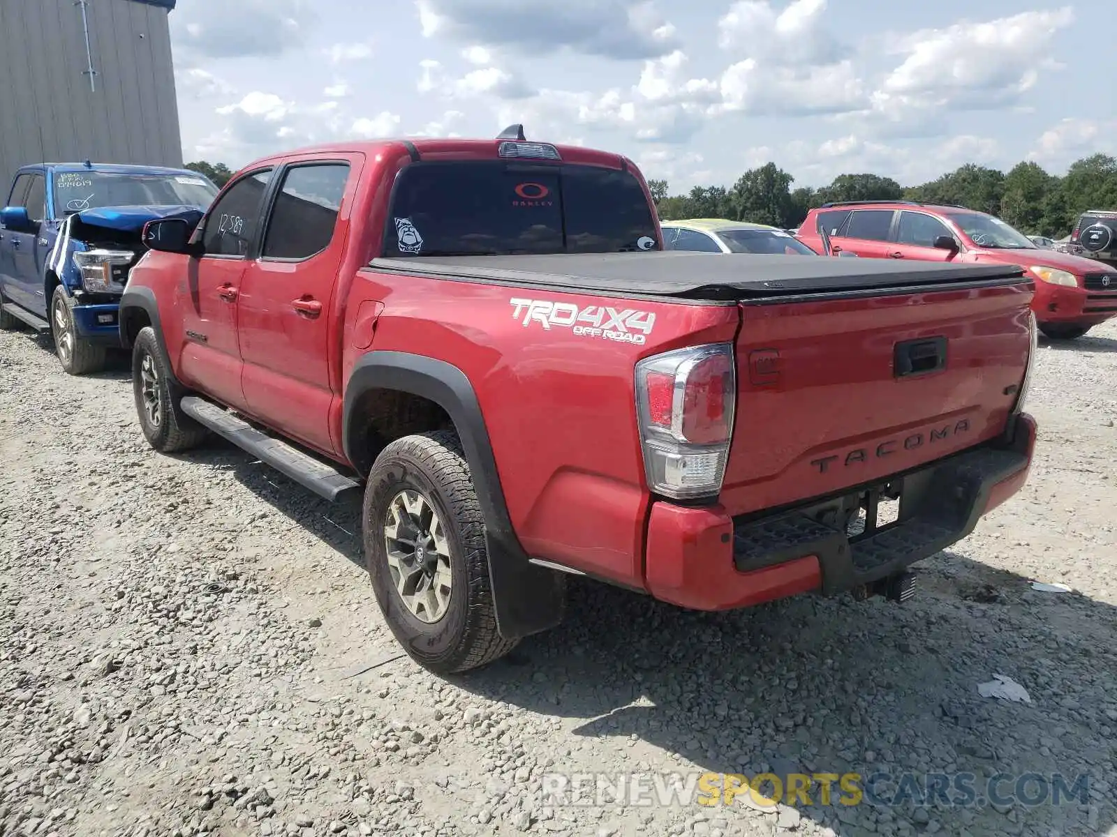 3 Photograph of a damaged car 3TYCZ5AN9MT011547 TOYOTA TACOMA 2021