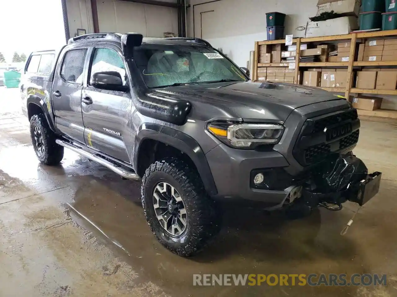 1 Photograph of a damaged car 3TYCZ5AN9MT016991 TOYOTA TACOMA 2021