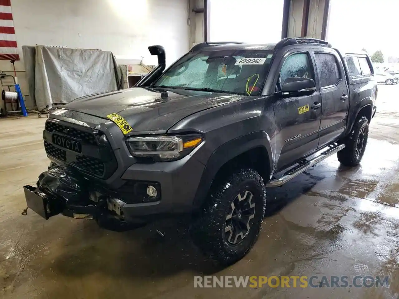 2 Photograph of a damaged car 3TYCZ5AN9MT016991 TOYOTA TACOMA 2021