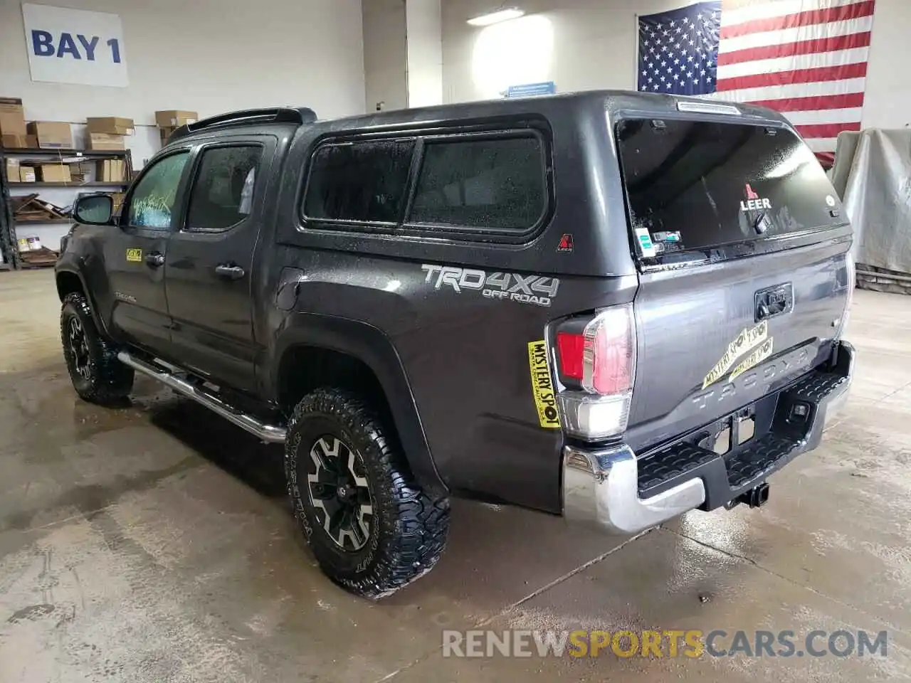 3 Photograph of a damaged car 3TYCZ5AN9MT016991 TOYOTA TACOMA 2021