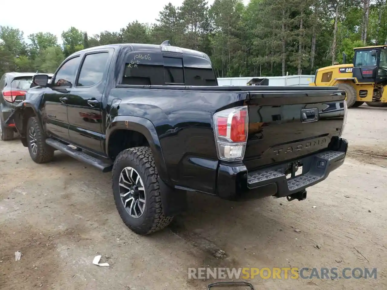 3 Photograph of a damaged car 3TYCZ5AN9MT022354 TOYOTA TACOMA 2021