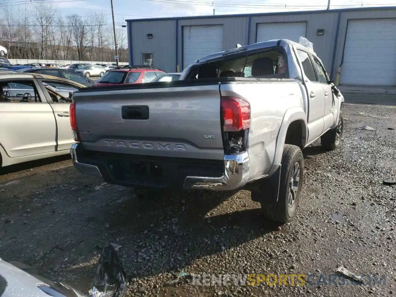 4 Photograph of a damaged car 3TYCZ5AN9MT024749 TOYOTA TACOMA 2021